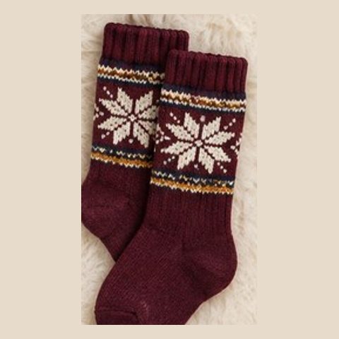 Nordic wool socks