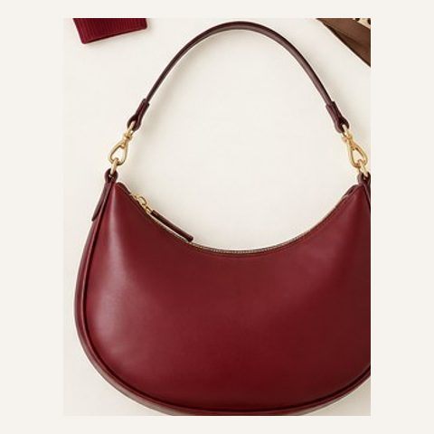 Cherry red shoulder bag