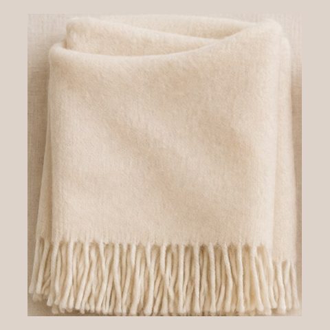 Cream wrap scarf