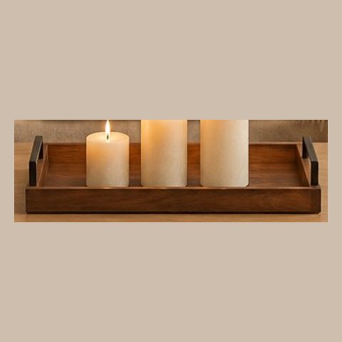 Acacia wood tray