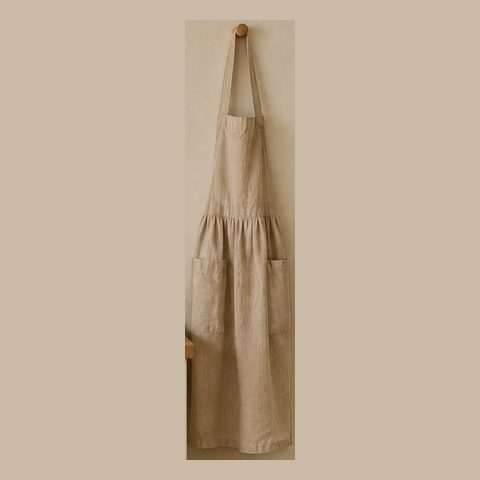 Linen pinafore apron