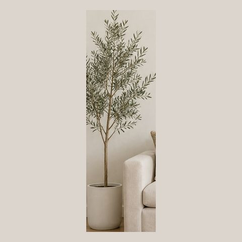 Faux olive tree