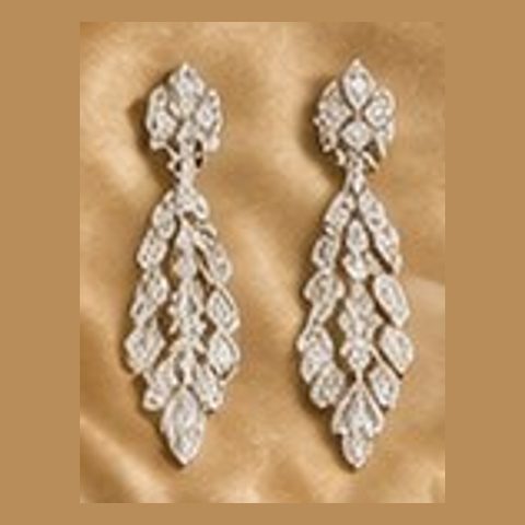Crystal drop earrings