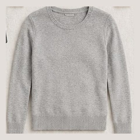 Light grey crewneck sweater