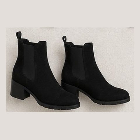 Black Chelsea ankle boots
